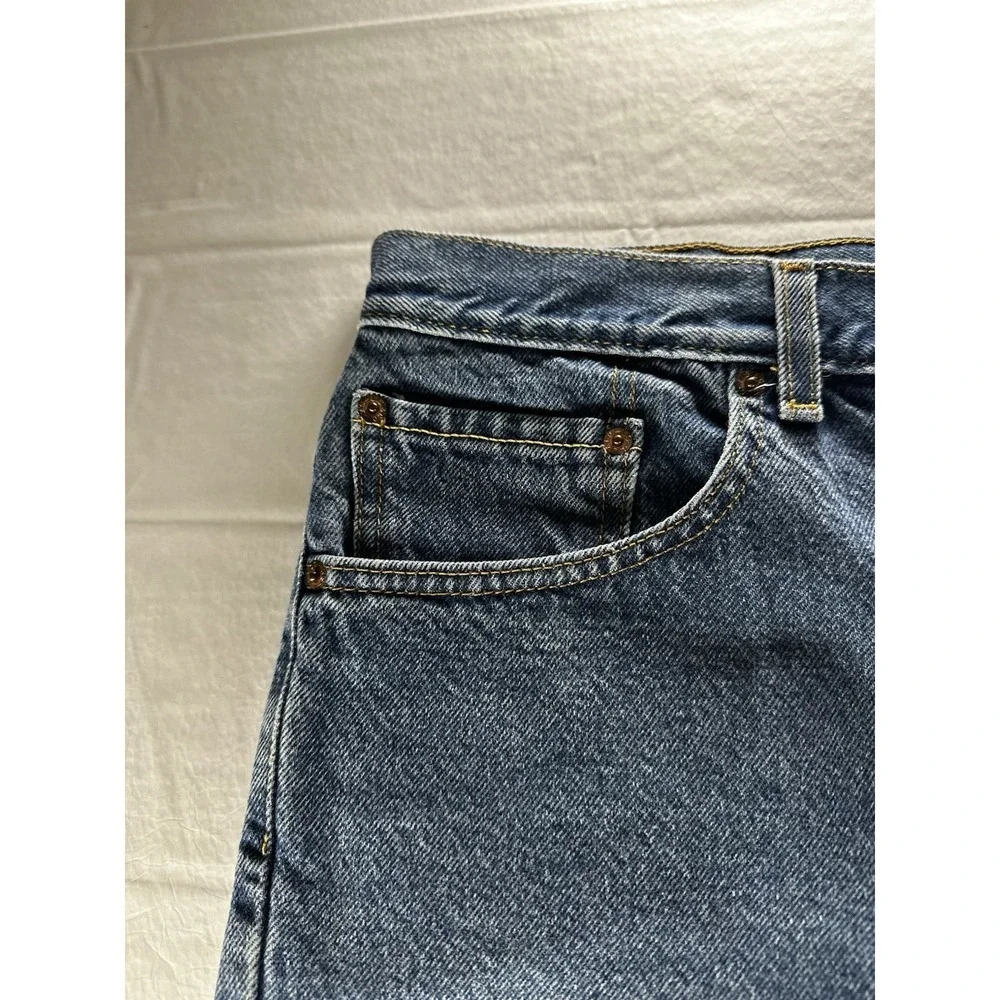 VTG Levi's 505‎ Mens Size W36 Denim Shorts Mens Y2K Baggy Medium Wash Jorts
